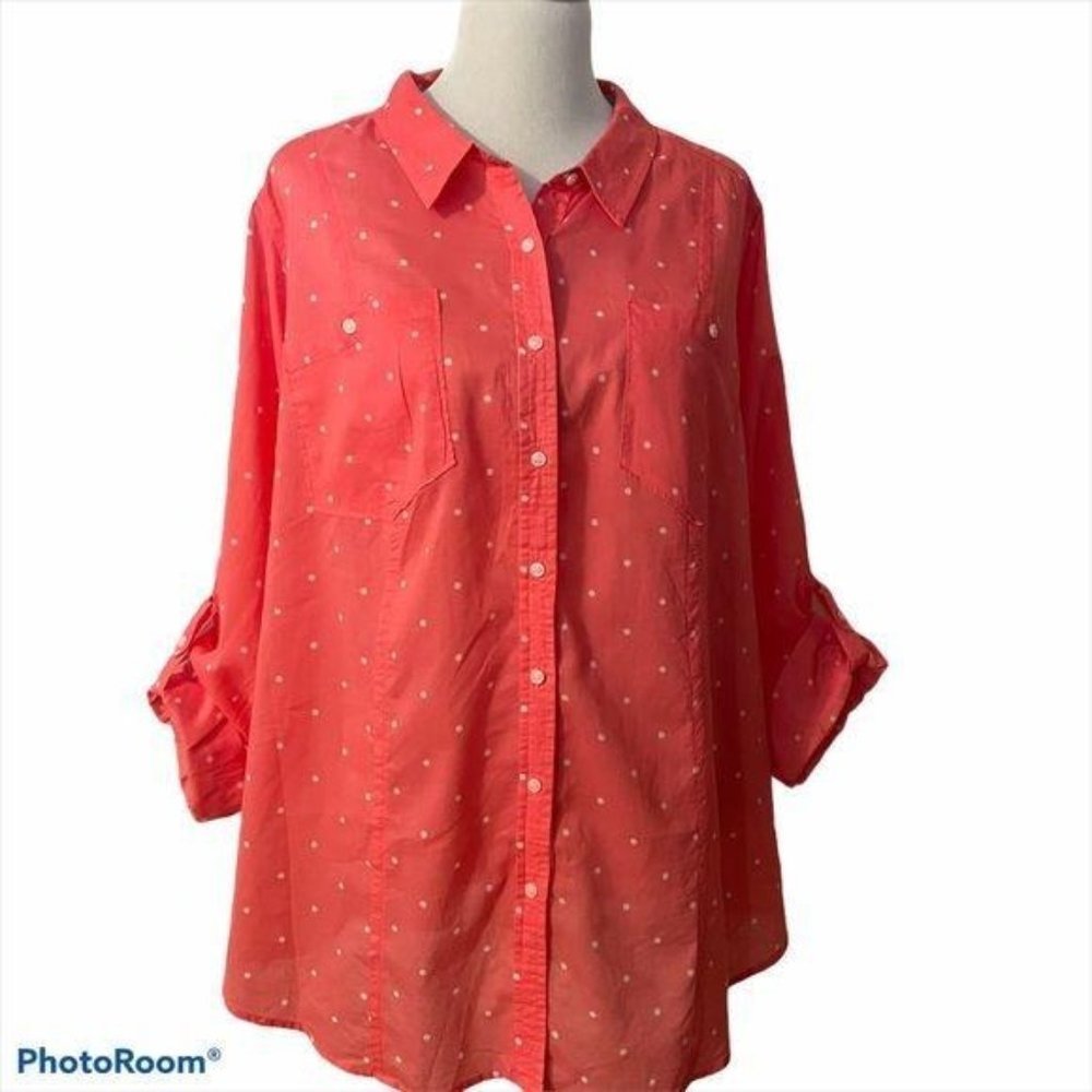 Lane Bryant button down plus size top 22/24